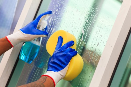 Office kitchen and staff break area cleaning in Mayfair